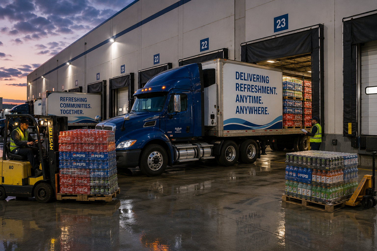 Truckload logistics for beverage distribution businesses