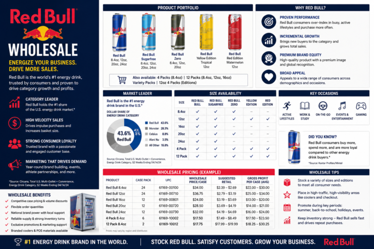Red Bull Wholesale