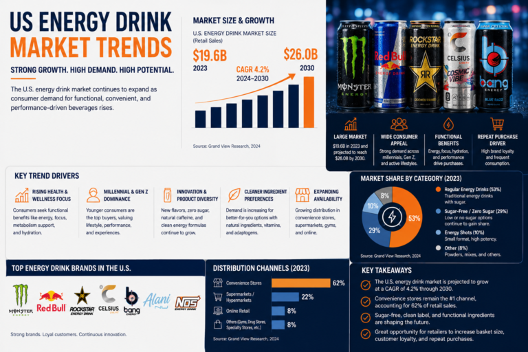 Us energy drink market trends