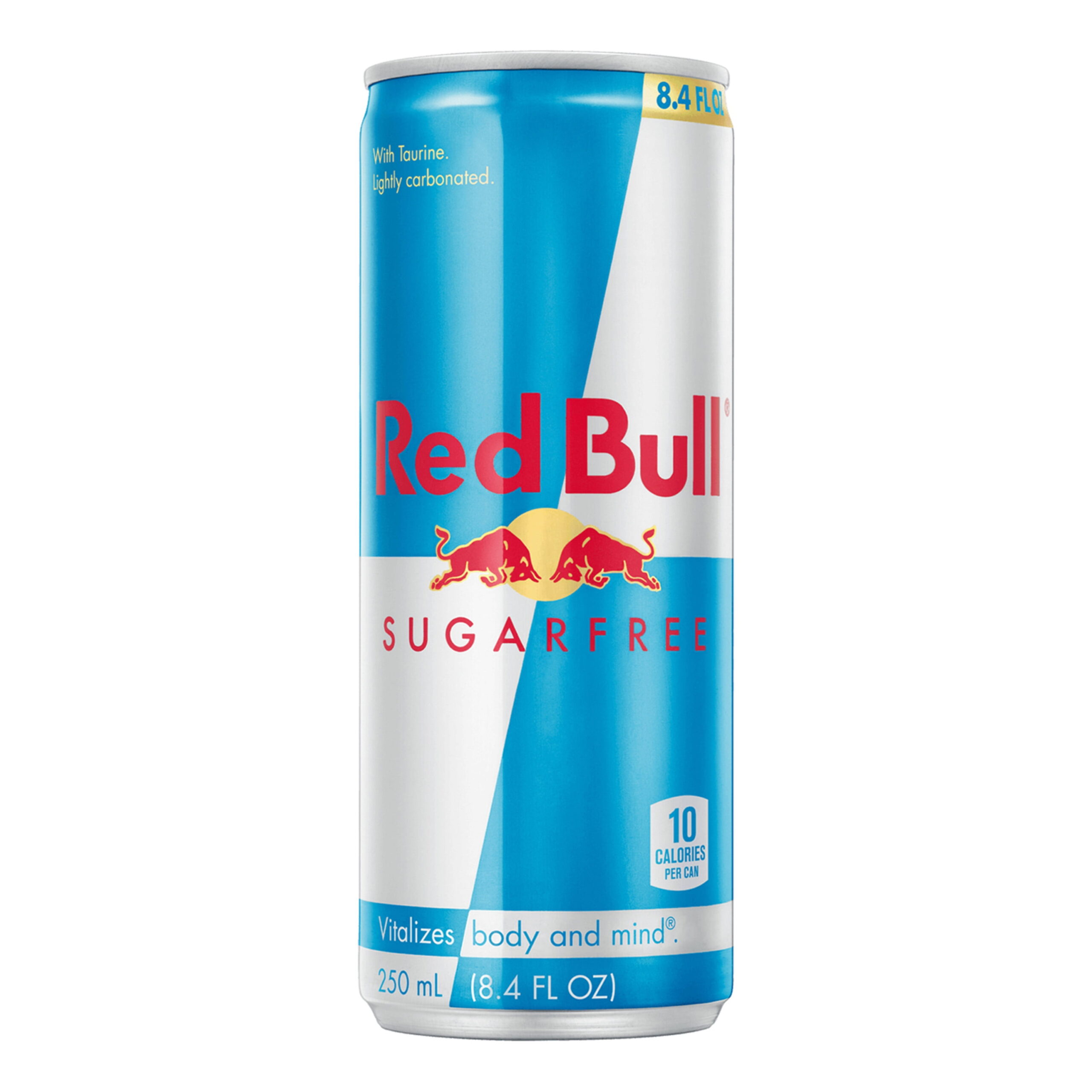 Red Bull Sugarfree 8.4 fl oz silver and blue can