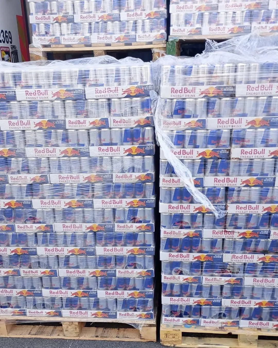 Bulk wholesale Red Bull pallet order for multi-pallet buyers