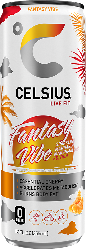 CELSIUS wholesale Sparkling Fantasy Vibe 12 oz can