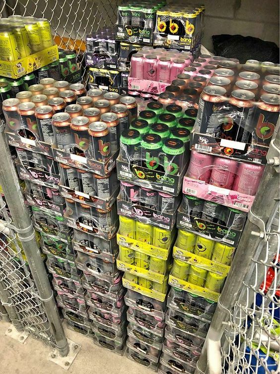 Bang Energy wholesale stock at T20's warehouse in Margate, Florida