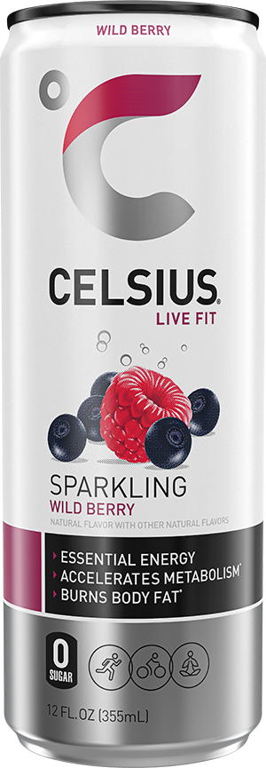 CELSIUS wholesale Sparkling Wild Berry 12 oz can